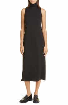 Vince Sleeveless Mock Neck Dress