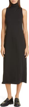 Vince Sleeveless Mock Neck Dress