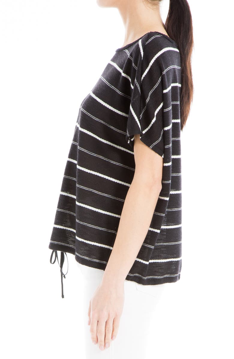 MAX STUDIO Stripe Drawstring T-Shirt, Alternate, color, 