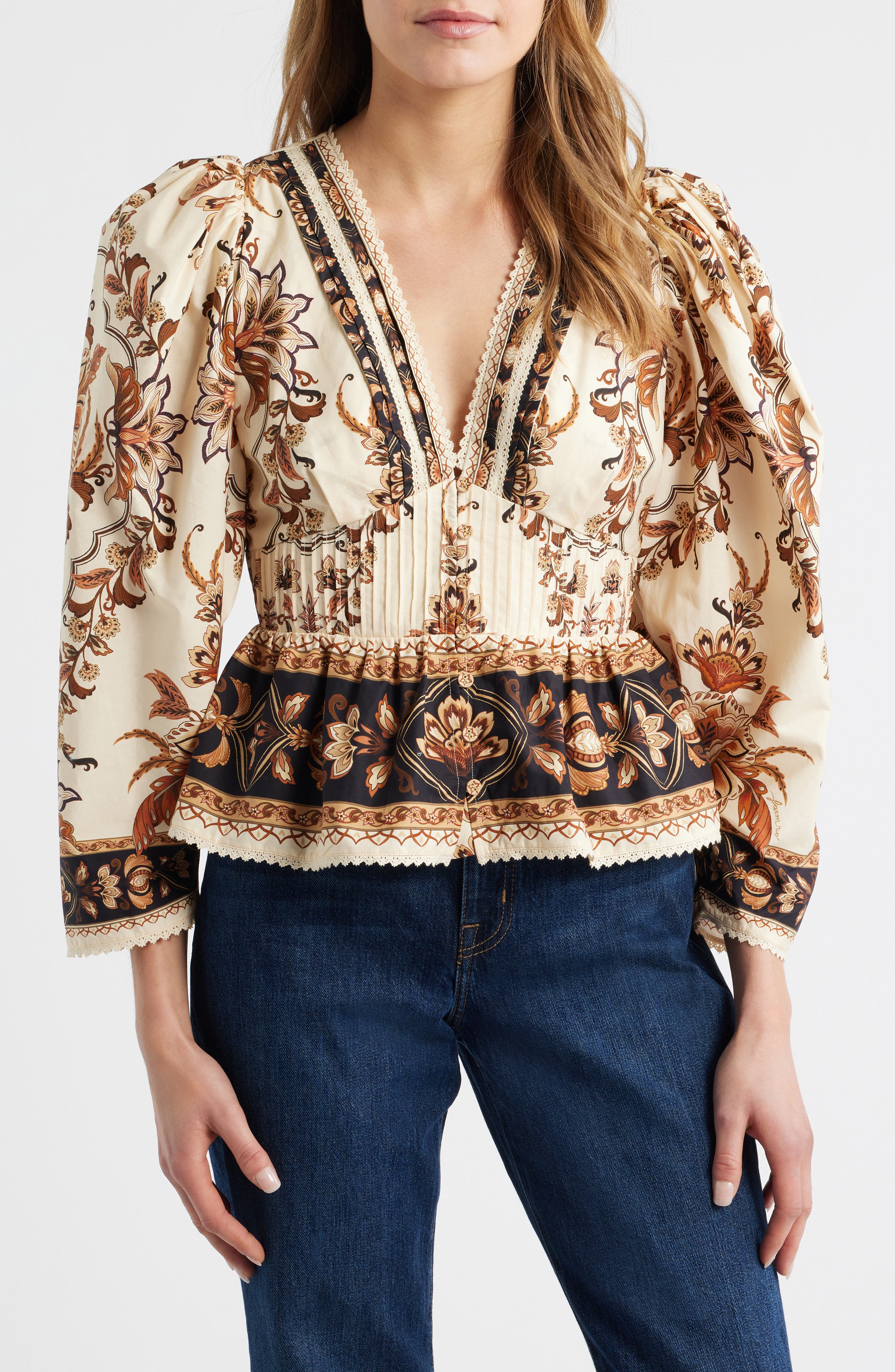 FARM Rio Majestic Garden Cotton Top