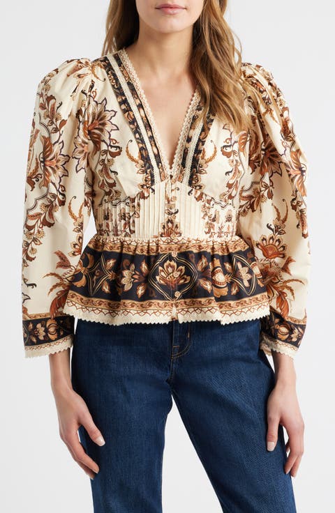 Majestic Garden Cotton Top