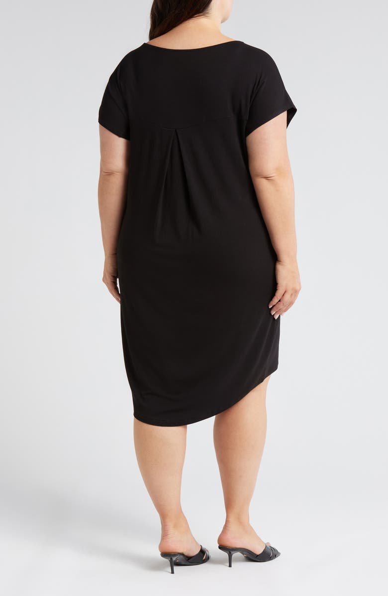 Universal Standard Helen Shift Dress, Alternate, color, Black