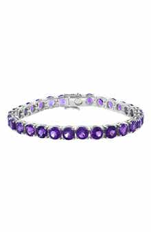 EFFY Sterling Silver Amethyst Tennis Bracelet