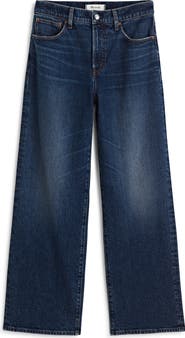 Madewell The Perfect Vintage High Waist Crop Wide Leg Jeans