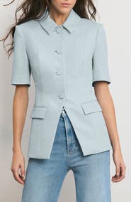 Veronica Beard Bodie Floral Embroidery Jacket