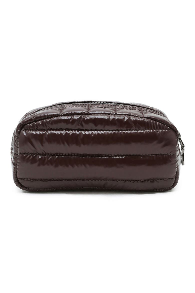 Touch-Up Carry All Essentials Pouch, Alternate, color, GLOSSY CHOCOLATE