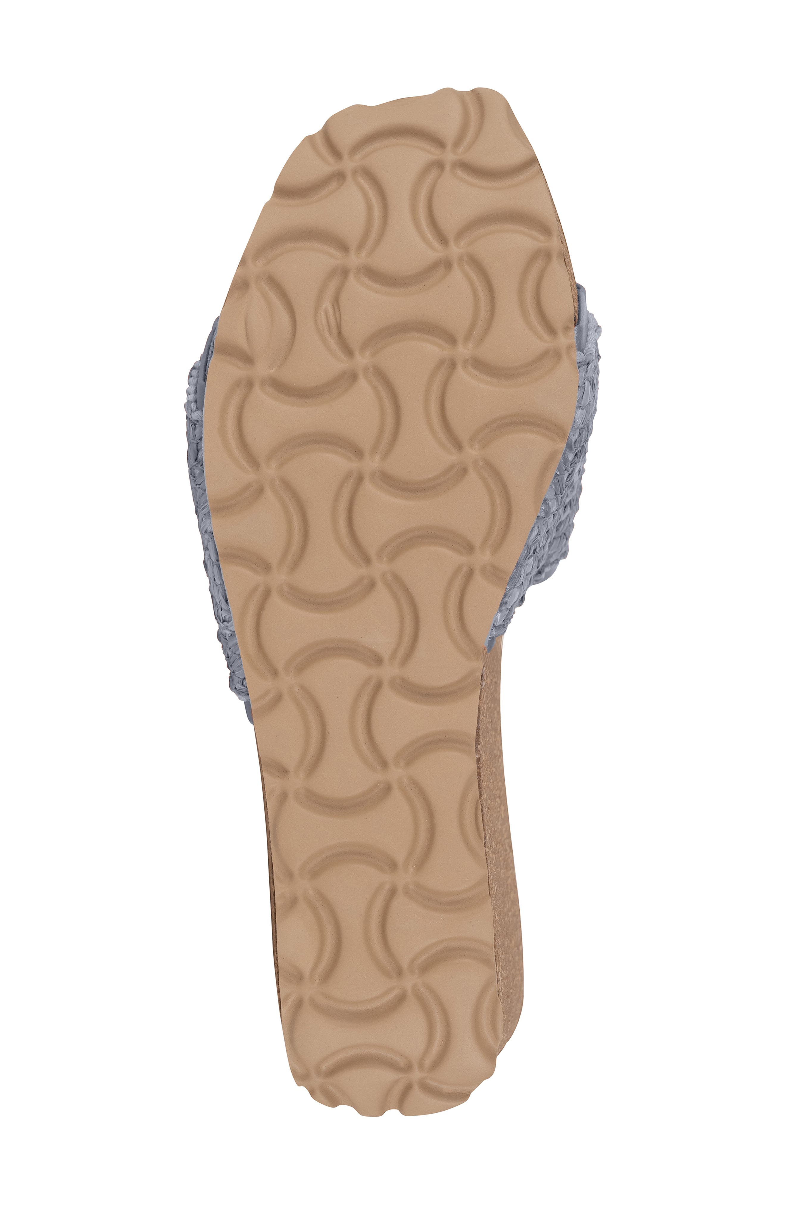 Ibbie Platform Wedge Slide Sandal, Alternate, color, SKY