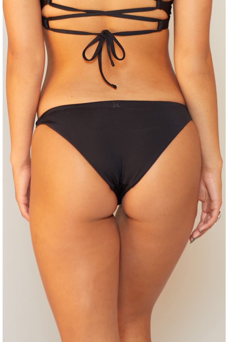 Surf Bikini Bottoms, Alternate, color, BLACK