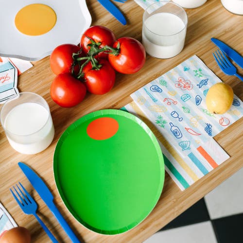 Jollity & Co . Olive Plates In Green