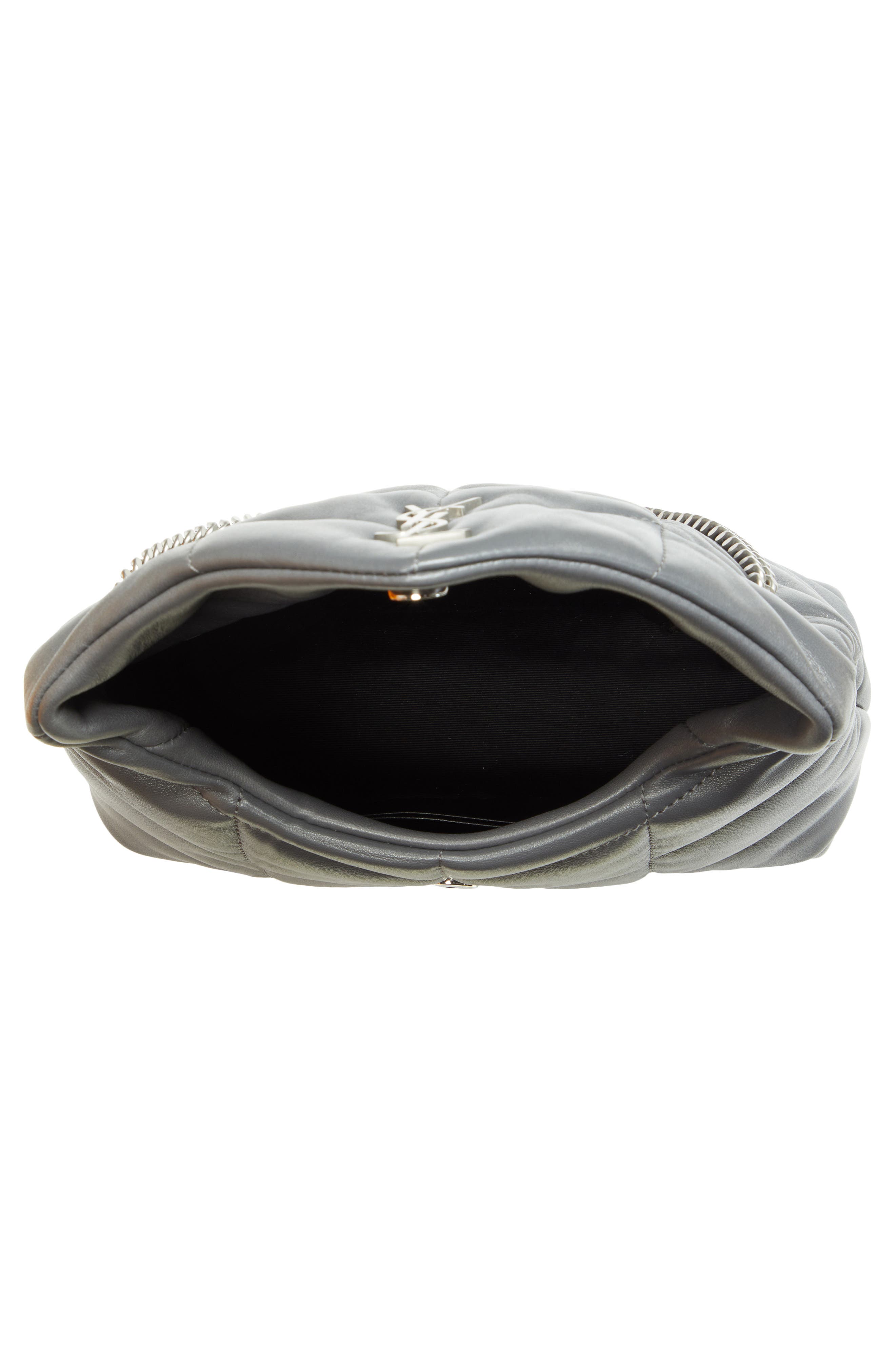 Mini Loulou Puffer Crossbody Bag, Alternate, color, STORM