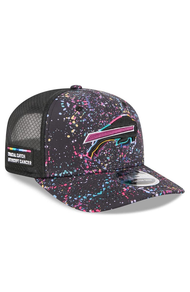 New Era Men's New Era Black Buffalo Bills 2025 NFL Crucial Catch 9SEVENTY Adjustable Hat, Main, color, 