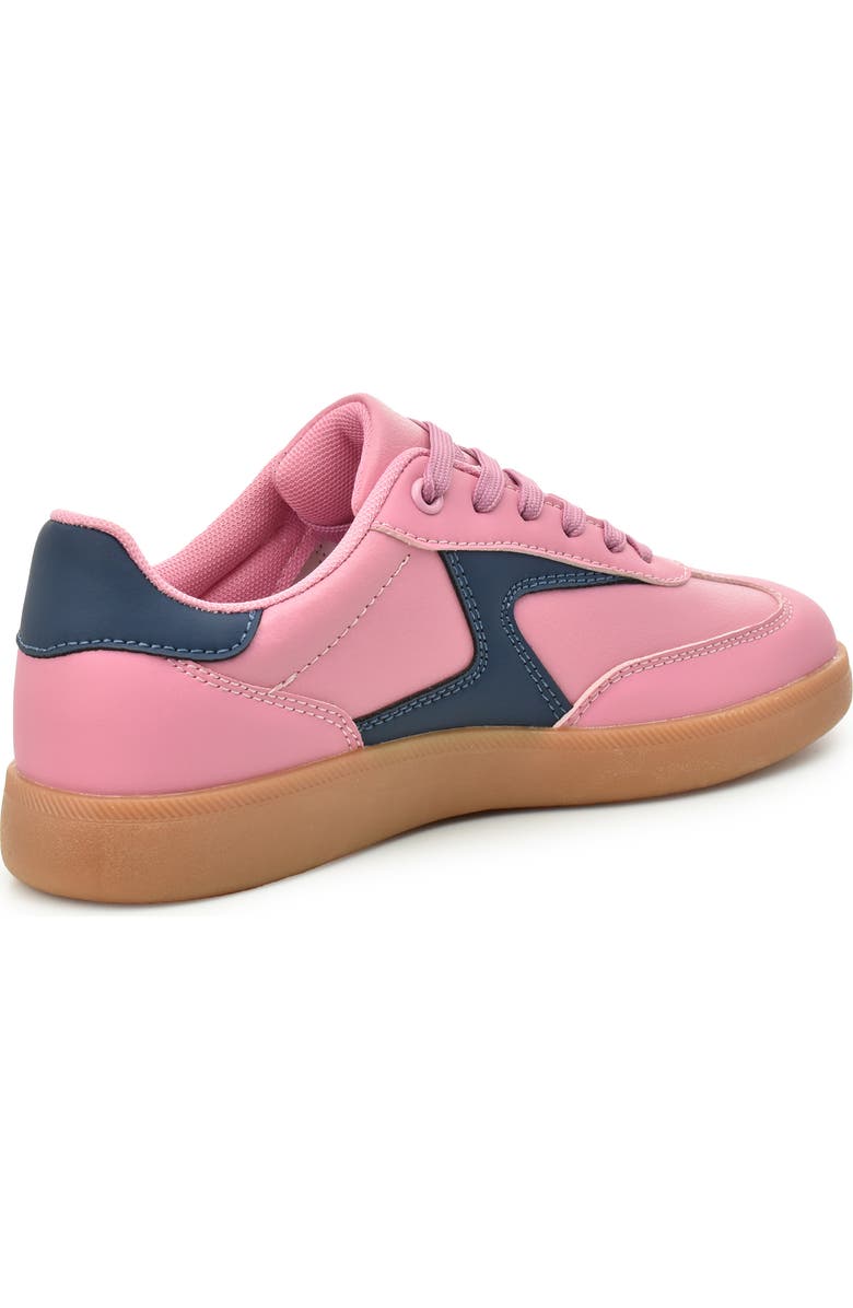 Nicole Miller Colorblock Low Top Sneaker, Alternate, color, Pink Navy