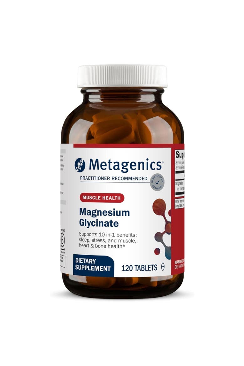 Magnesium Glycinate Highly Absorbable Supplement Tablets 120 Tablets, Main, color, None