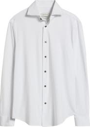 Bugatchi James OoohCotton® Solid Button-Up Shirt