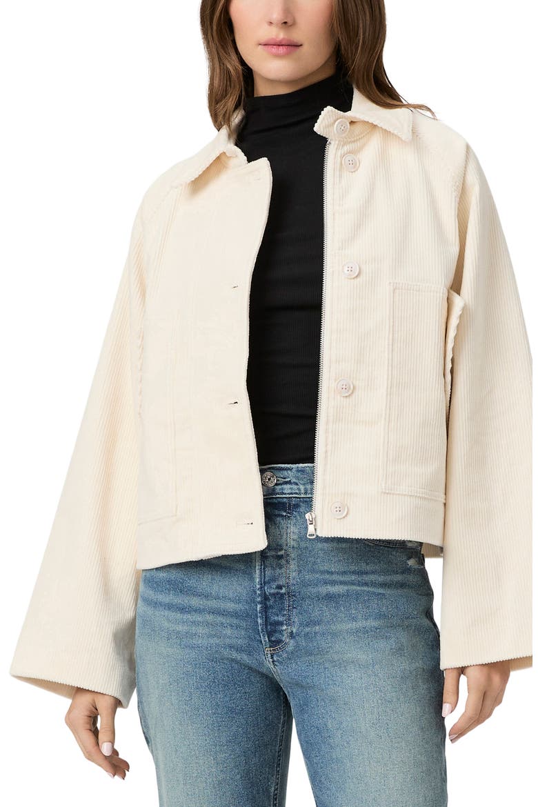 Tylee Corduroy Shirt Jacket, Main, color, IVORY
