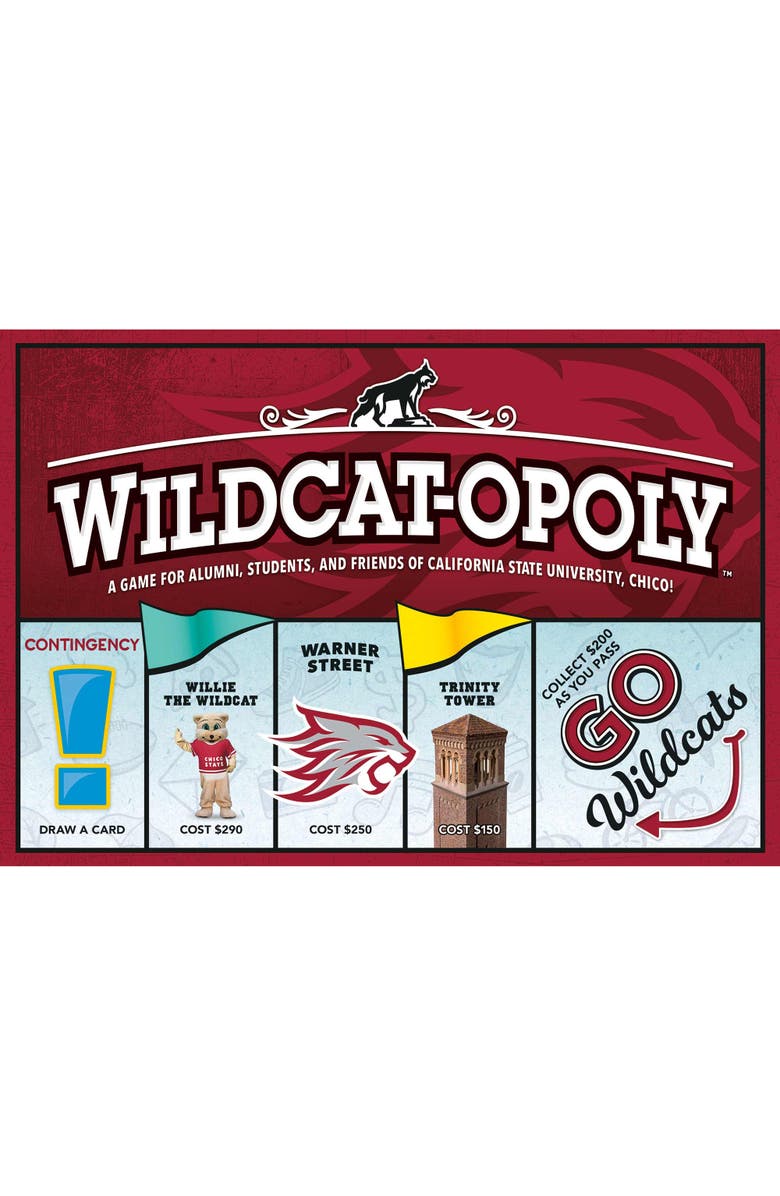 Late for the Sky Wildcatopoly Monopoly Board Game, Main, color, Multicolored