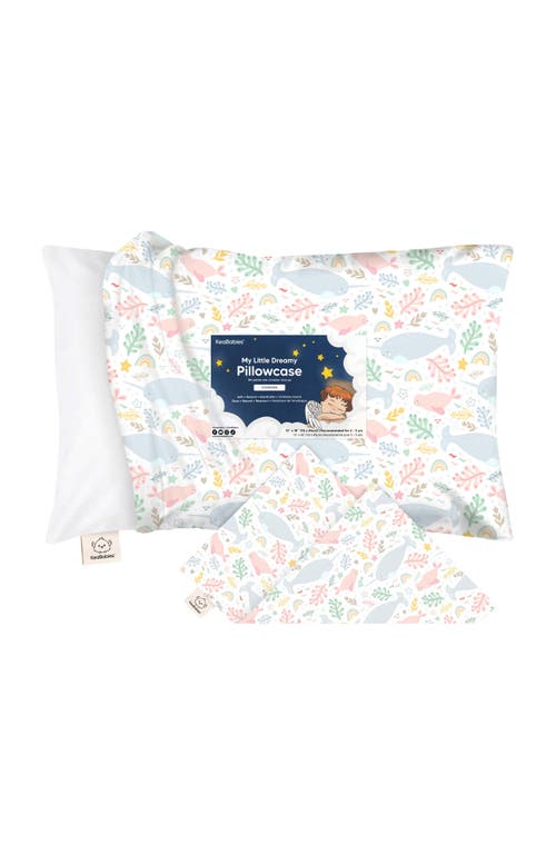 KeaBabies Printed Toddler Pillowcase 13X18" in Narwhal 