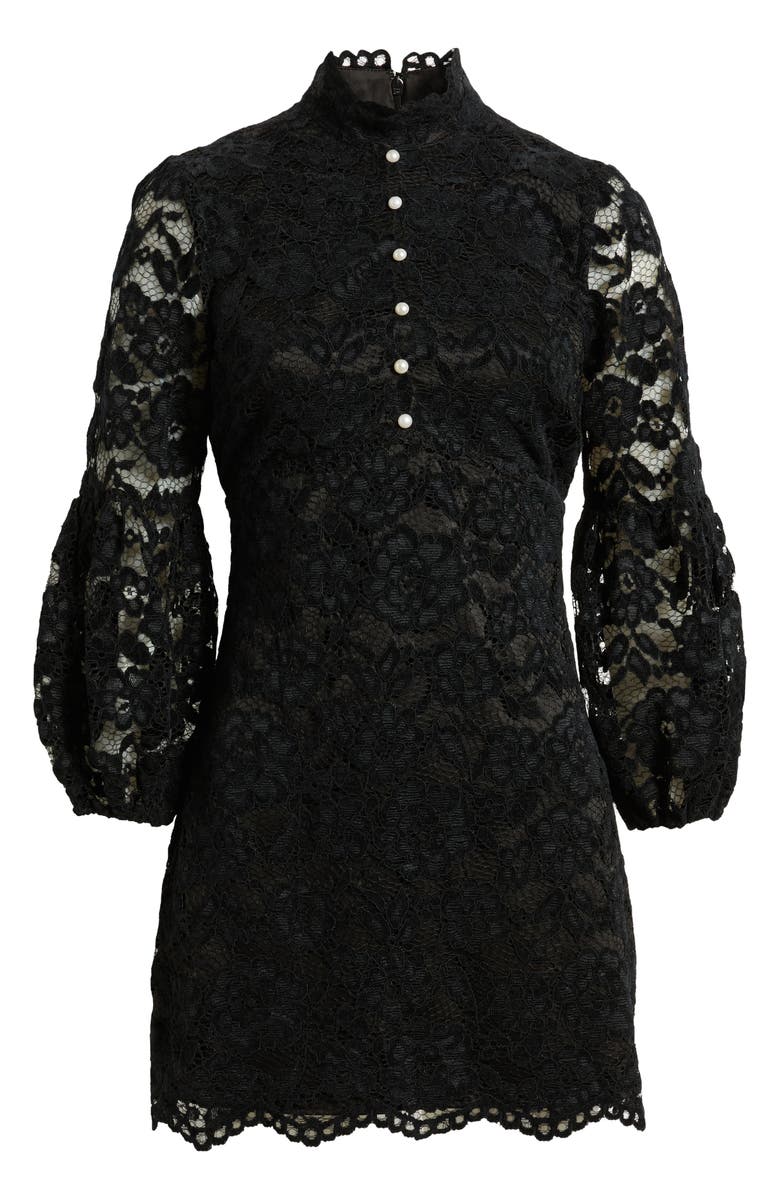 LIKELY Coretta Lace Minidress, Alternate, color, Black