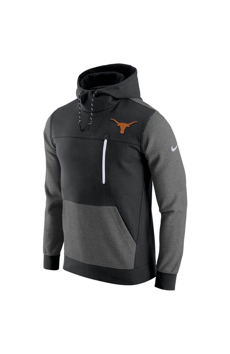 Nike Men's Nike Black Texas Longhorns AV-15 2.0 Slim Fit Pullover Hoodie, Alternate, color,
