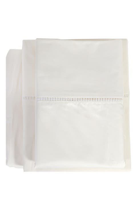 Como Ladder Stitch Cotton Sateen Sheet Set