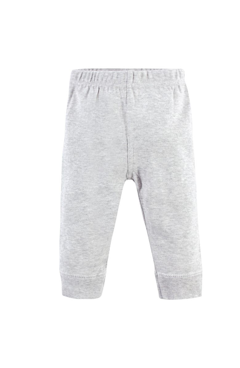 Luvable Friends Four Pack Essential Pants, Alternate, color, Girl Basic Elephant