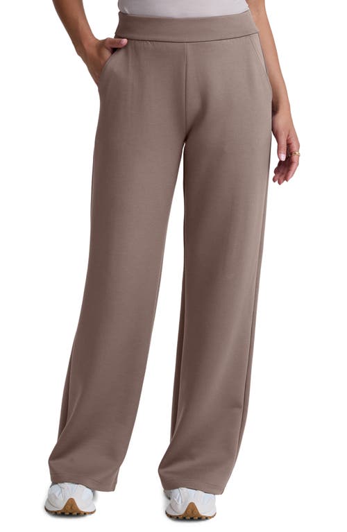 Beyond Yoga In The Flow Wide Leg Sweatpants In Neutral