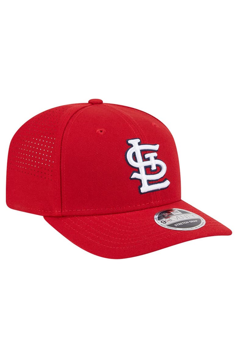 Men's New Era  Red St. Louis Cardinals Performance 9SEVENTY Adjustable Hat, Alternate, color, Red