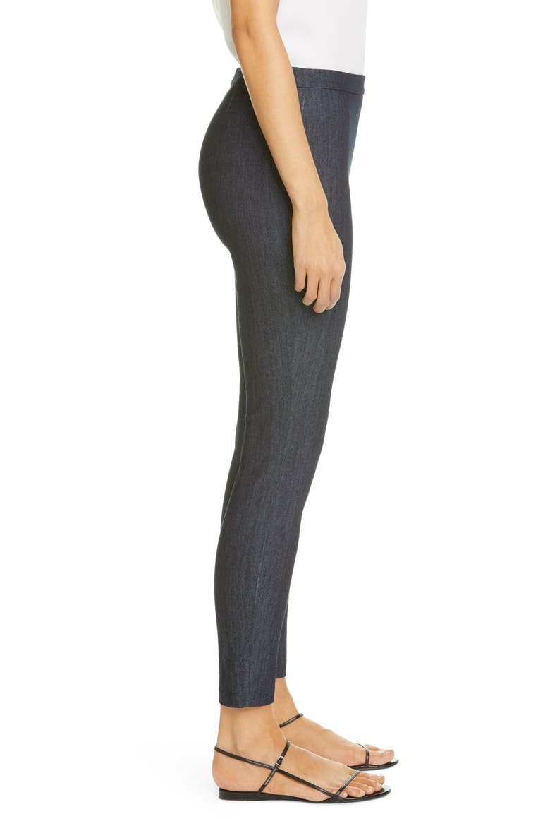 Lightweight Denim Skinny Pull-On Pants, Alternate, color, INDIGO