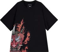 Y-3 Loose Fit Cotton Graphic T-Shirt