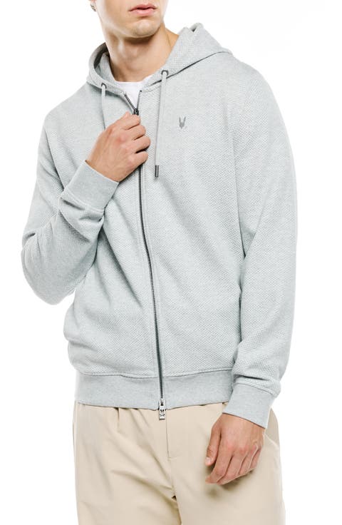 Marc Textured Full Zip Hoodie
