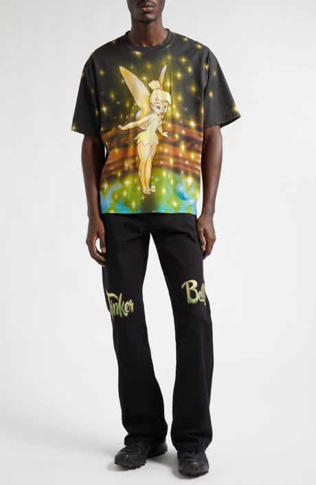 STOCKHOLM SURFBOARD CLUB x Disney Tinker Bell Embroidered Straight Leg Jeans