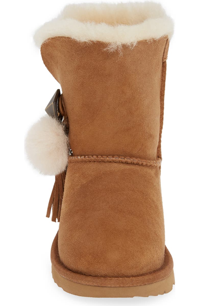 UGG<sup>®</sup> Lillian II Pom Pom Genuine Shearling Boot, Alternate, color,