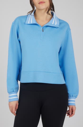 みく YOGALICIOUS Georgetown Scuba Knit Half-Zip Pullover | Nordstromrack