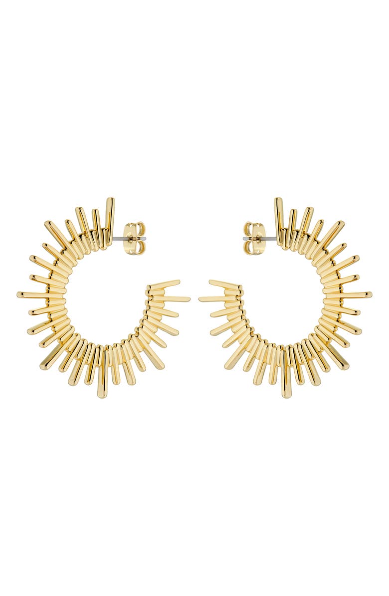 Ted Baker London Sunrria Sunray Large Hoop Earrings, Main, color, 