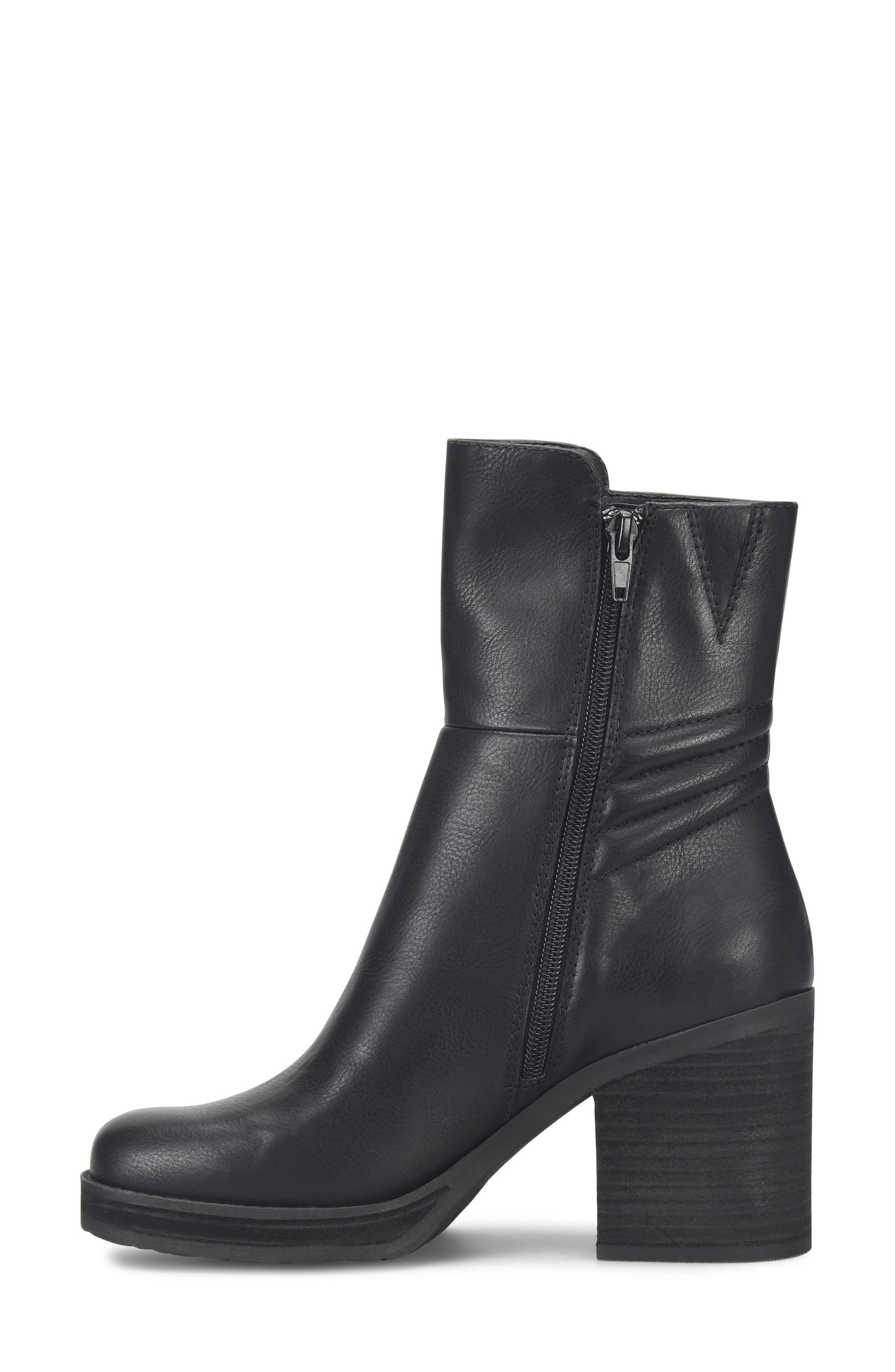 KORKS Moergan Side Zip Boot, Alternate, color, Black