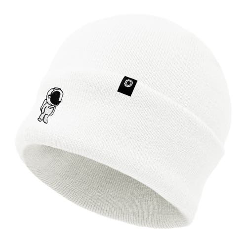 Dalix Astronaut Beanie In White