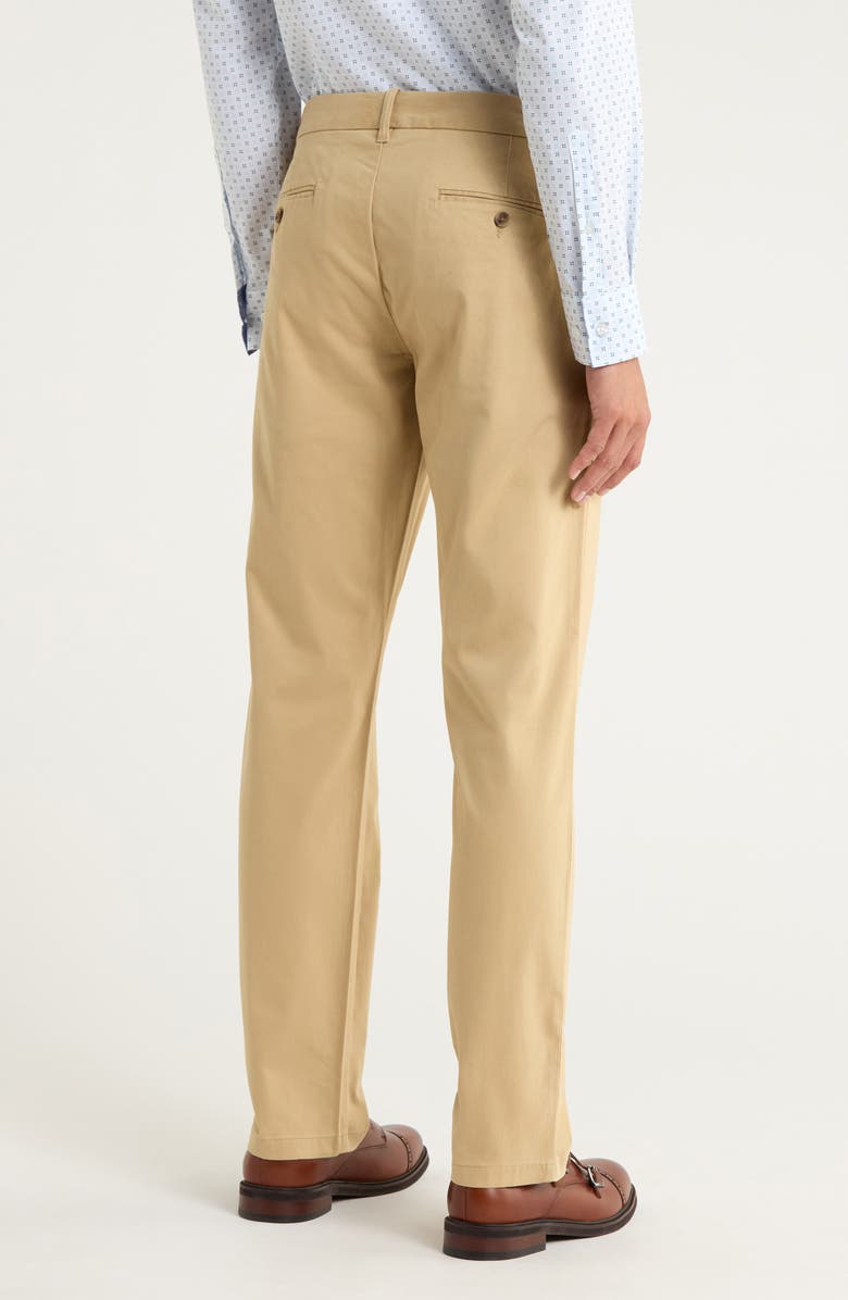 Nordstrom Stretch Cotton Slim Chino Pants, Alternate, color, Tan Stock