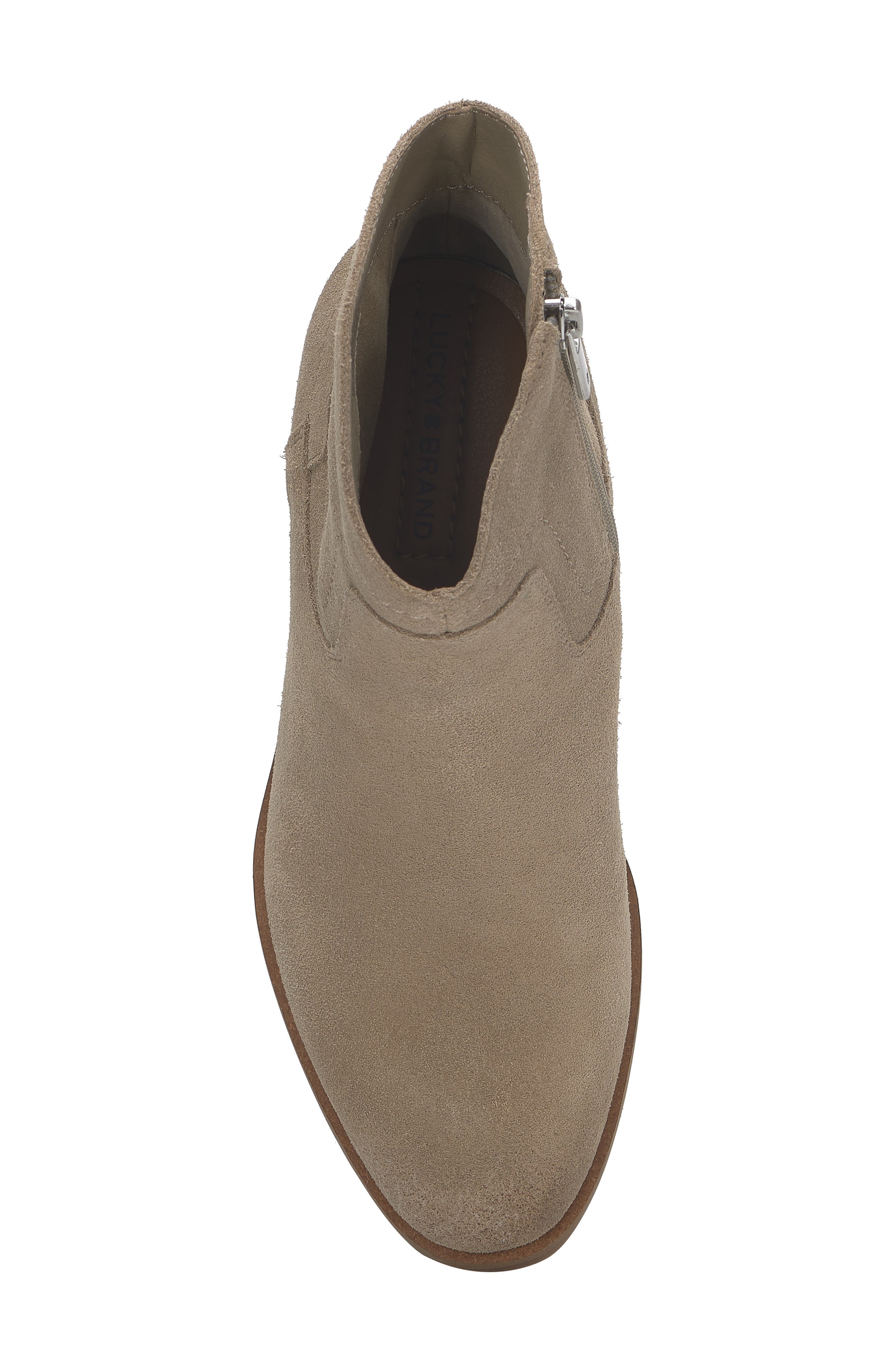 Lucky Brand Walts Wedge Boot, Alternate, color, Dune