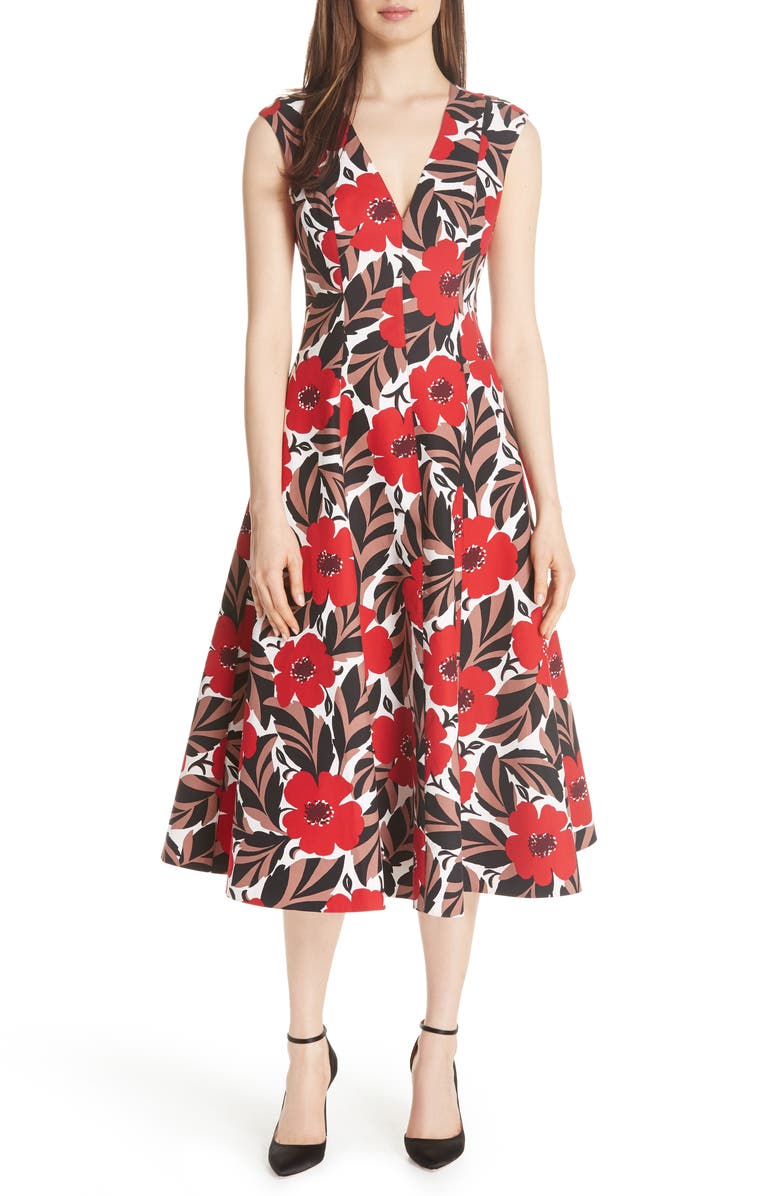 katheryn floral midi dress Katherine Ditsy Floral Dress