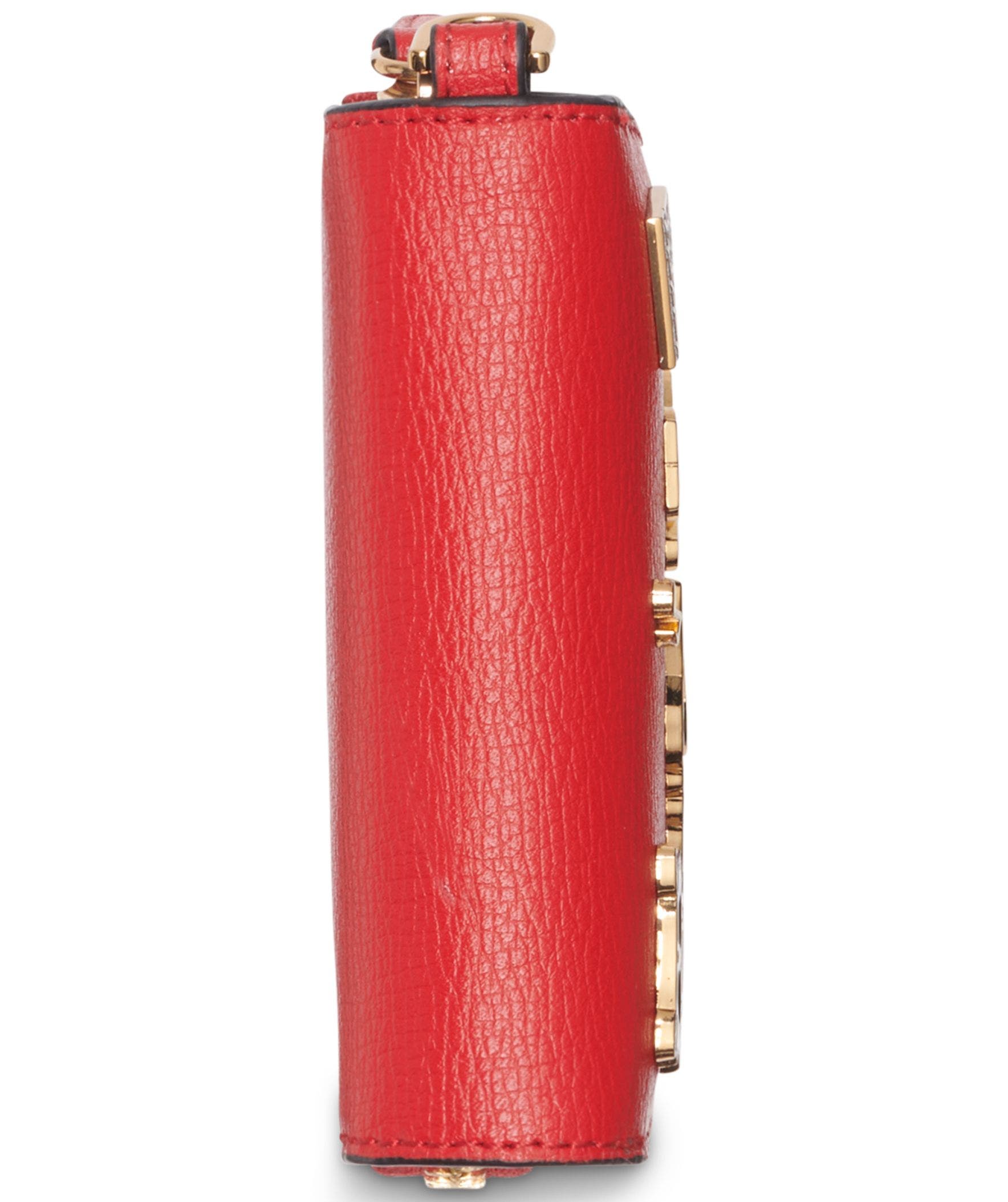 Jaqueline Small Wallet with Cate Pins, Alternate, color, Admiral Red