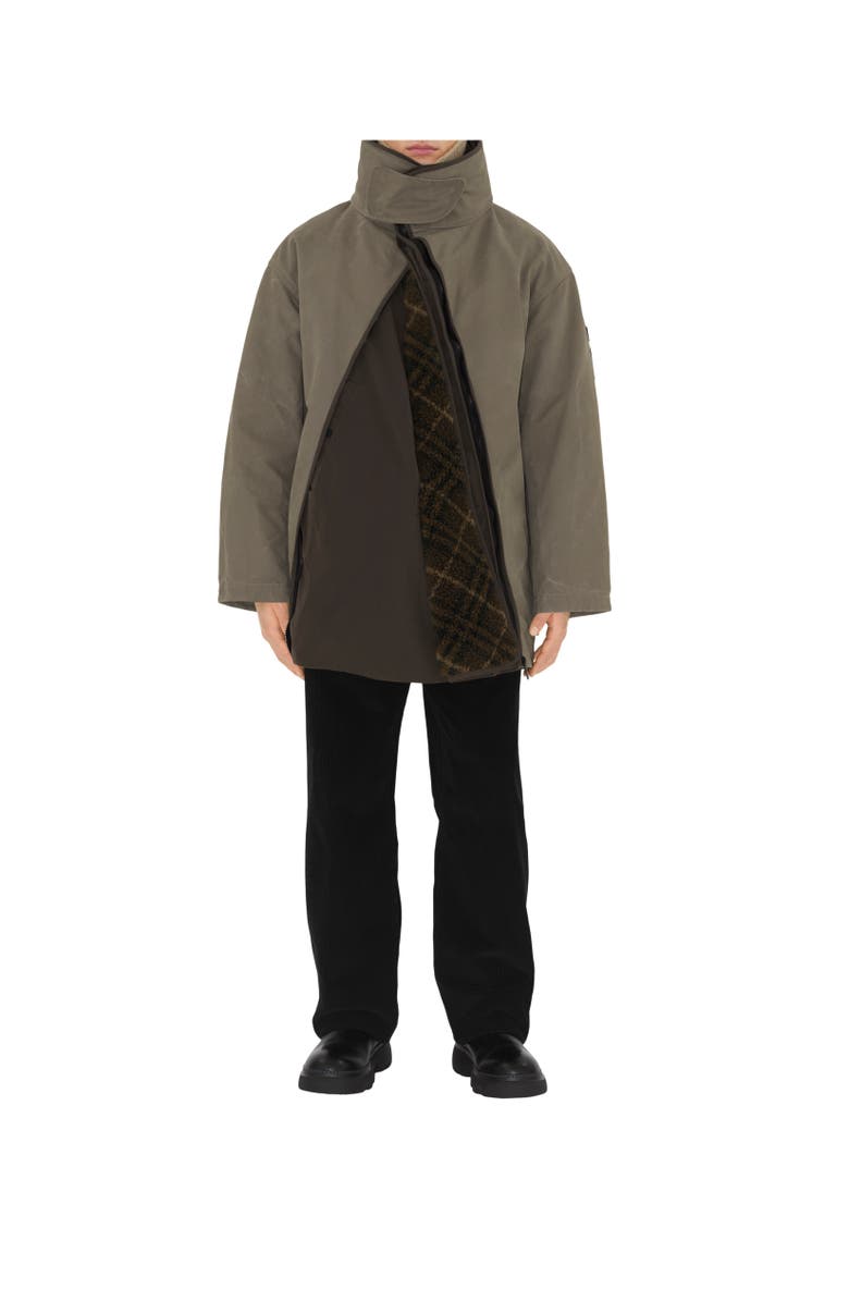 Burberry Detachable Warmer Cotton Parka, Alternate, color, 