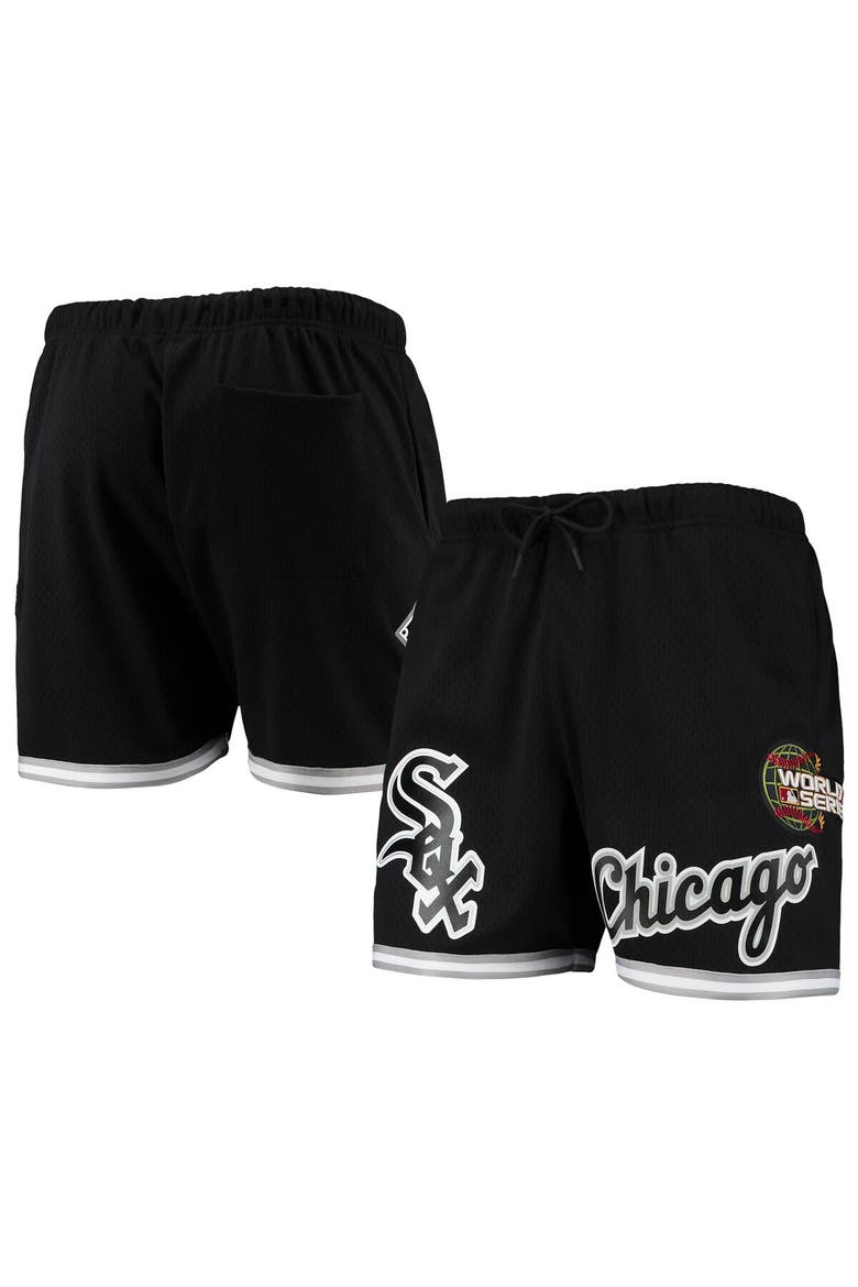 Men's Pro Standard Black Chicago White Sox 2005 World Series Mesh Shorts, Main, color, Black