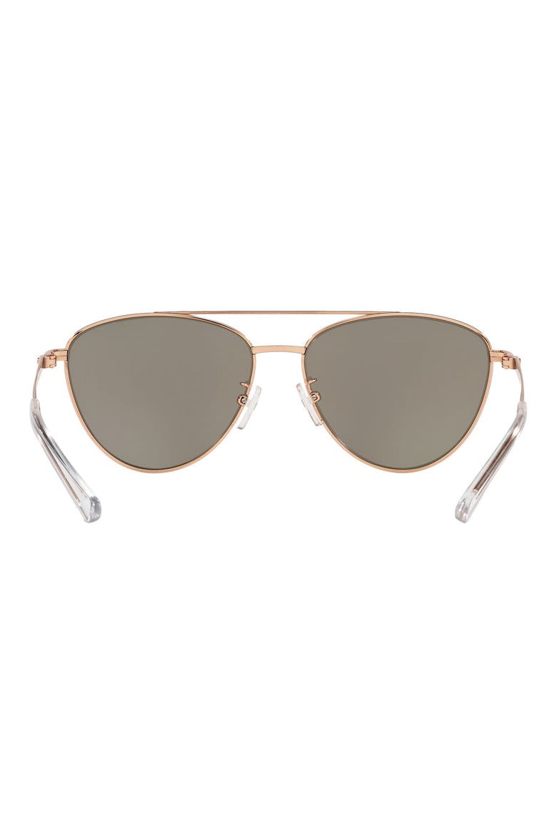 58mm Mirrored Aviator Sunglasses, Alternate, color, CREW BLUE / CREW BLUE MIRROR