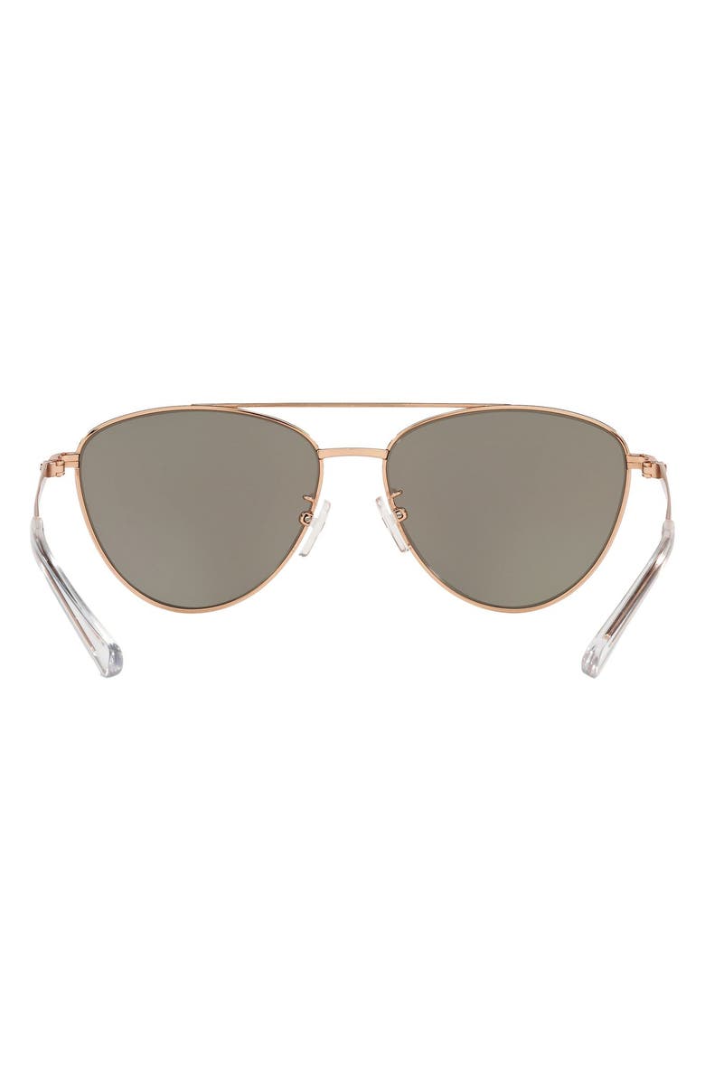 Michael Kors 58mm Mirrored Aviator Sunglasses, Alternate, color,