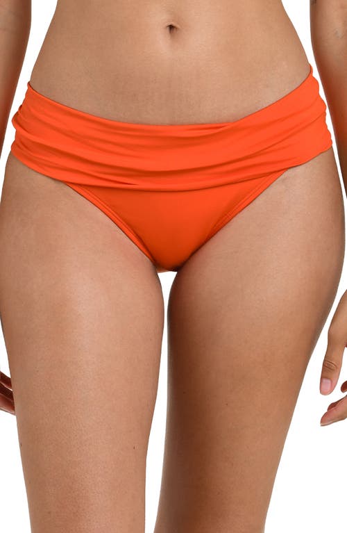 La Blanca Island Goddess Hipster Bikini Bottoms In Orange