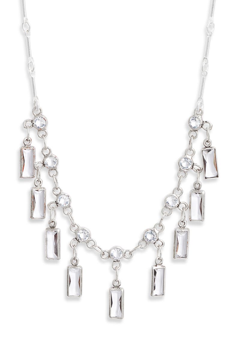 Child of Wild Daphne Cubic Zirconia Necklace, Main, color, 