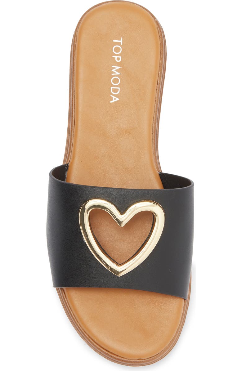 TOP GUY SHOES Genova Platform Slide Sandal, Alternate, color,