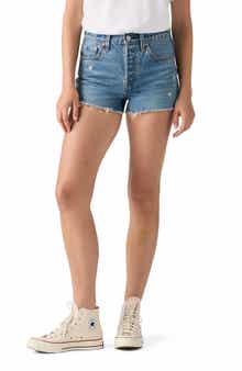 Levi's 501® Original Embroidered Denim Cutoff Shorts
