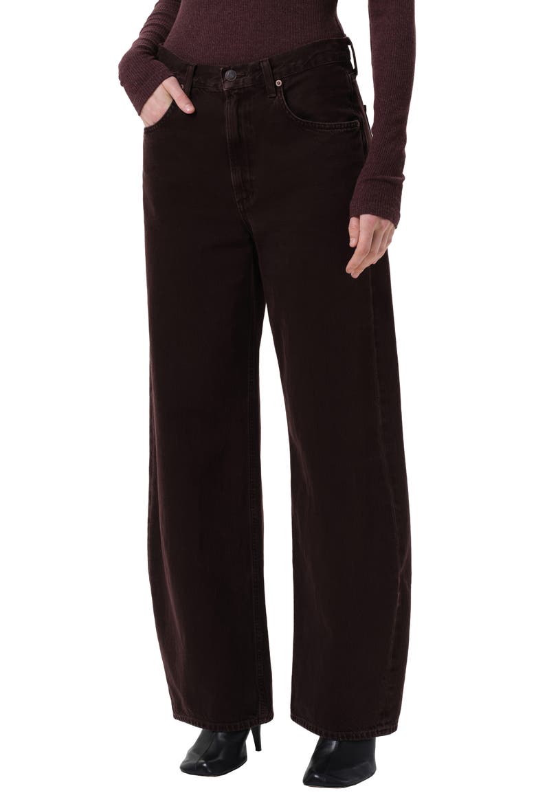 Low Curve Jeans, Main, color, SLOE BERRY