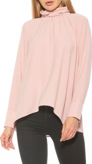 Alexia Admor Danielle Draped Blouse